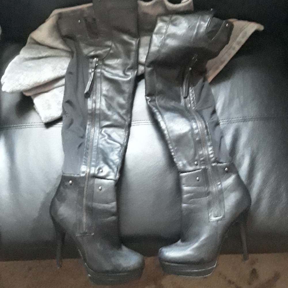 bakers knee high leather boots